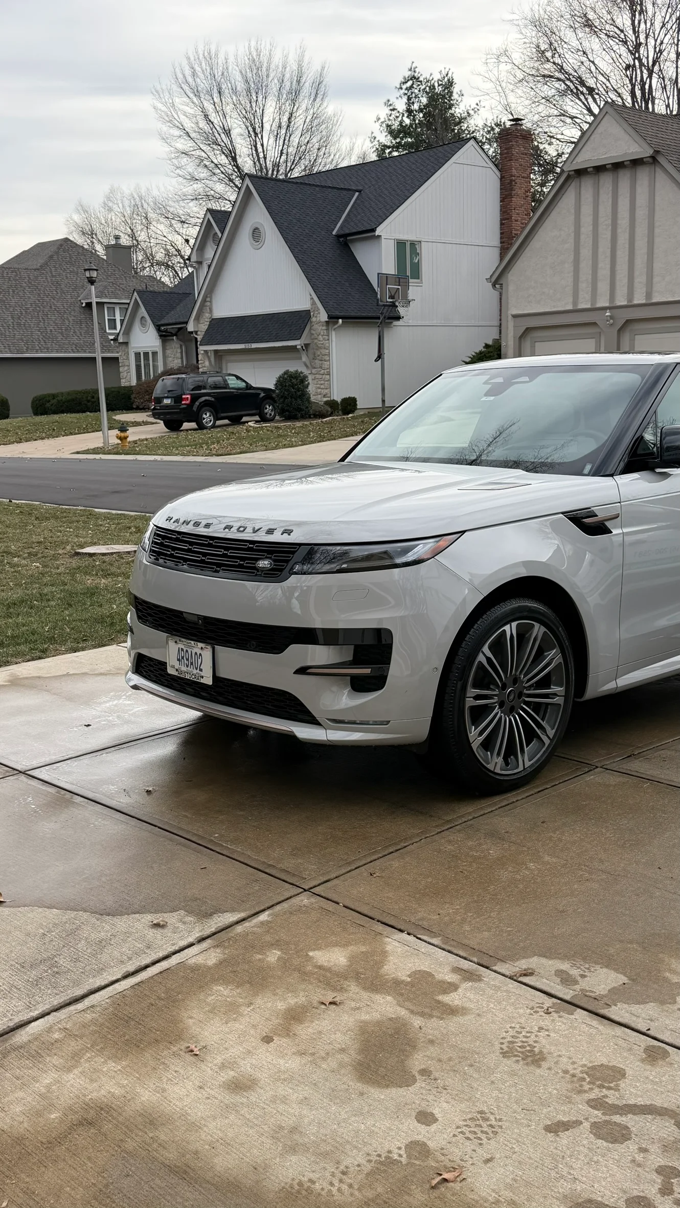Range Rover Sport white mobile wash Kansas City