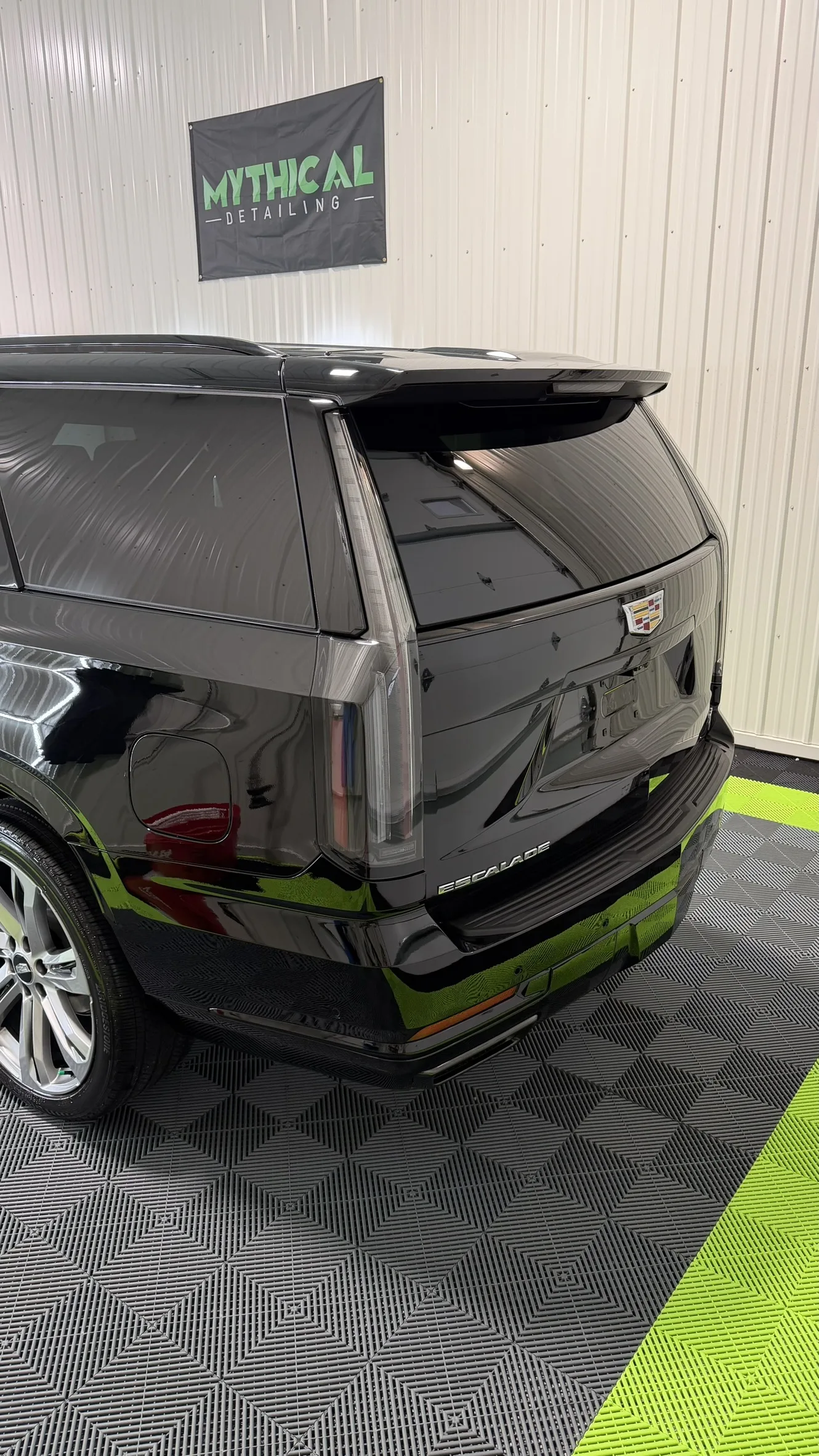 Cadillac Escalade black ceramic coating Parkville shop