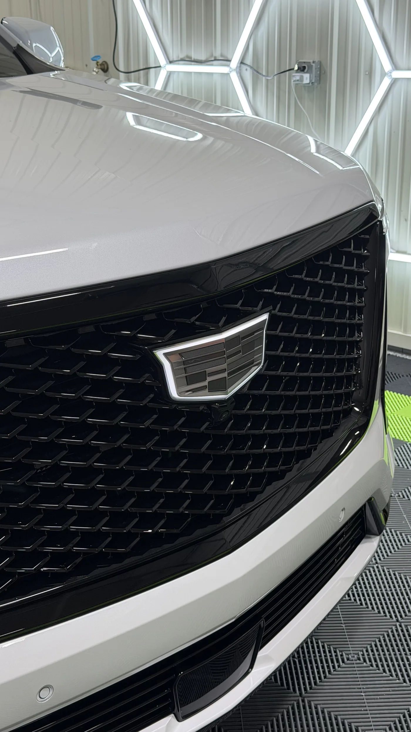 Cadillac Escalade white exterior shop Kansas City