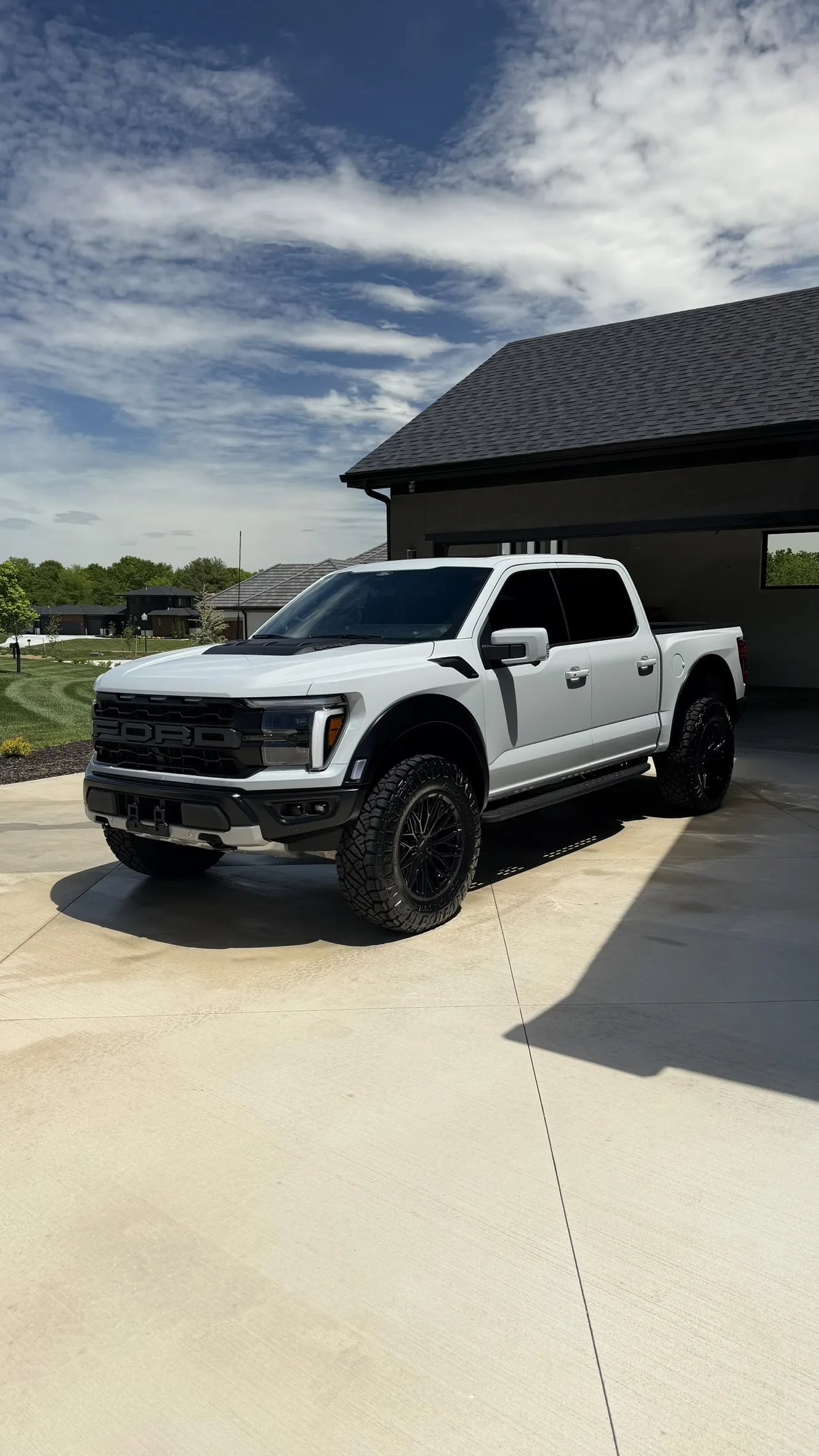 Ford F-150 Raptor white exterior detail Kansas City
