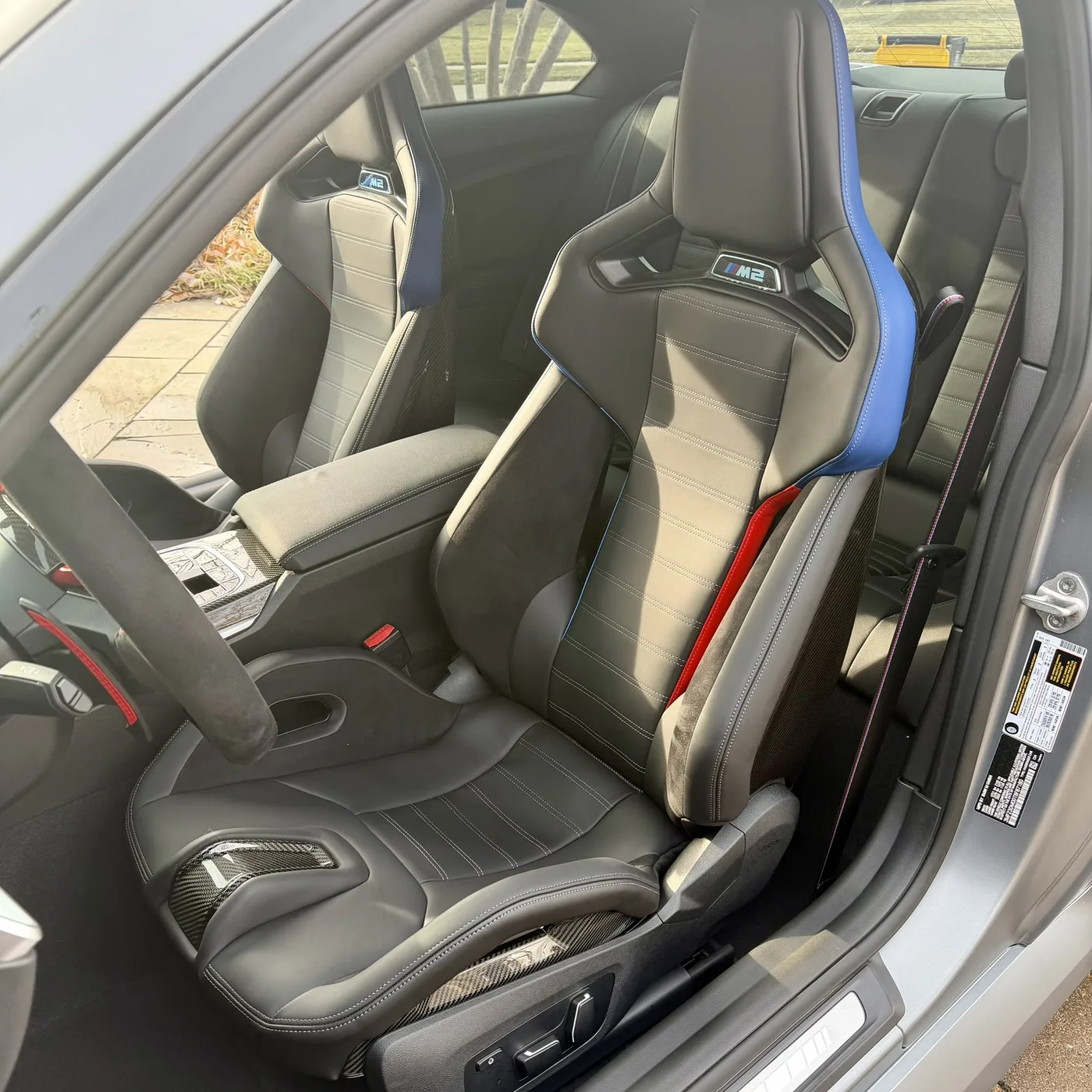 BMW M2 bucket seats interior detail Kansas City