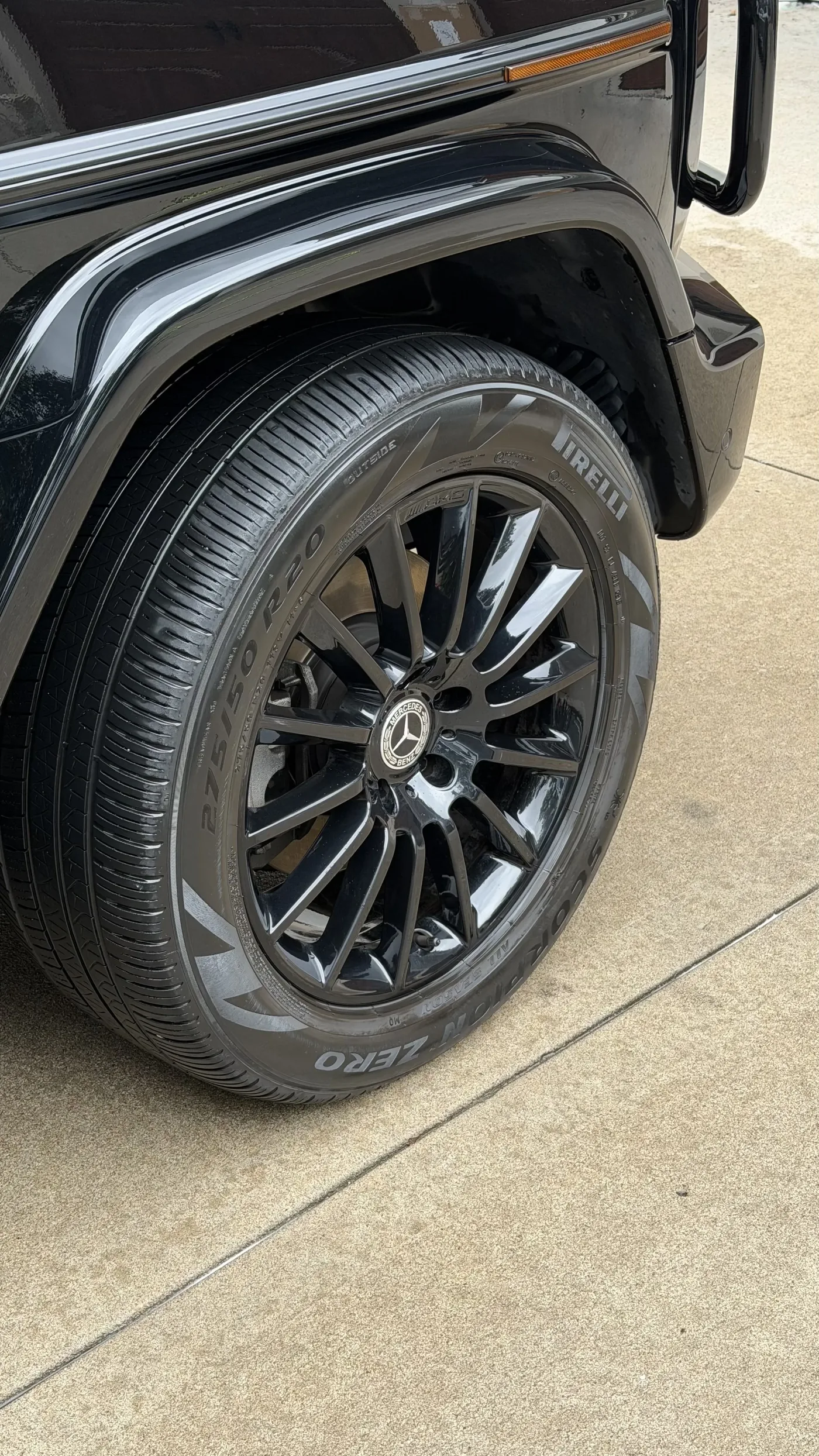 Mercedes G-Wagon wheel ceramic coated Kansas City